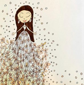 Illustration from Nicole Salinger, Copywriter of conscious brands.