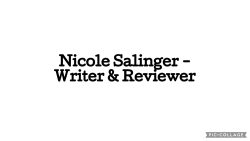 Nicole Salinger - Melbourne Theatre Reviewer
